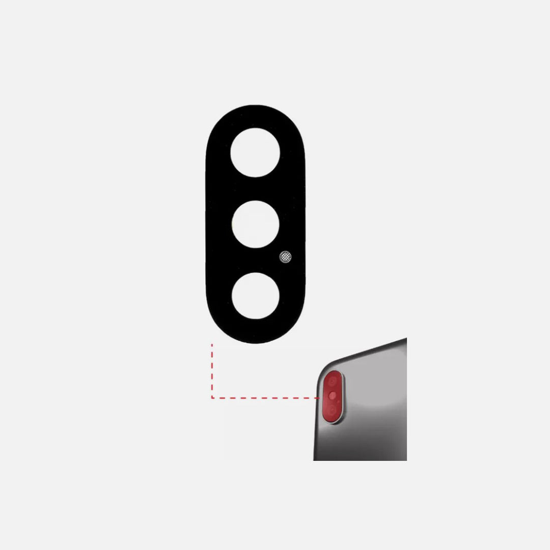Main Back Rear Camera Cover Glass Lens + Adhesive for iPhone X Main Back Rear Camera Cover Glass Lens + Adhesive for iPhone X